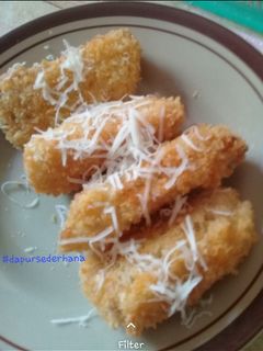 Foto resep Roti goreng wafle keju
