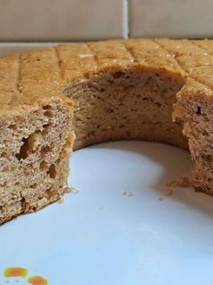 Una foto de Budín de bananas, yogur y gelatina