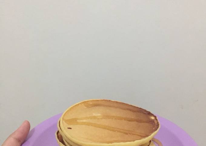 Langkah Mudah Memasak Resep Pancake teflon sederhana