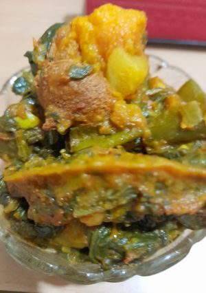 শিম বড়ির চচ্চড়ি(Shim bori chochori recipe in Bengali) রেসিপির প্রধান ছবি