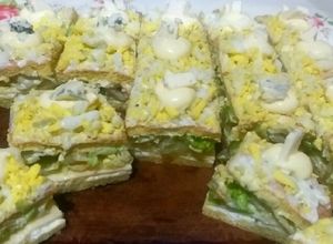 Una foto de Cuadradrito con Roquefort... un Finger Food para Lucirte