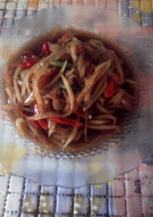 Foto resep Tumis kecap pepaya muda