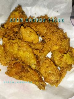 Foto resep Ayam goreng telur (ayam kremes sat set)