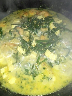 Foto resep Sayur pakis santan bubuk kedelai