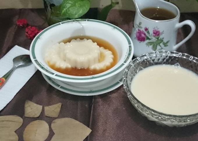 76. Kembang tahu lembut kuah jahe