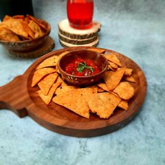 A picture of Multi-Grain flour nachos.