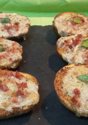 Foto principal de Patatas al horno con mozzarella y jamón serrano