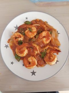 Foto resep Udang Saus Padang