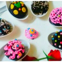A picture of Leftover Cake Puffs.