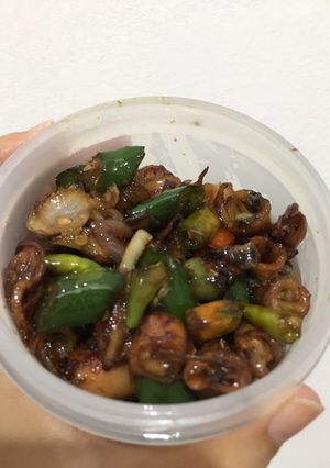 Foto resep Cumi asin (Cabe ijo)