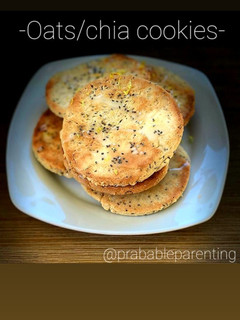 A picture of Oats/chia cookies.