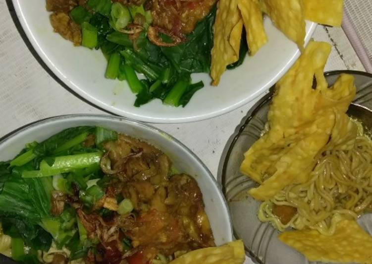 Resep Mie ayam homemade yang Enak