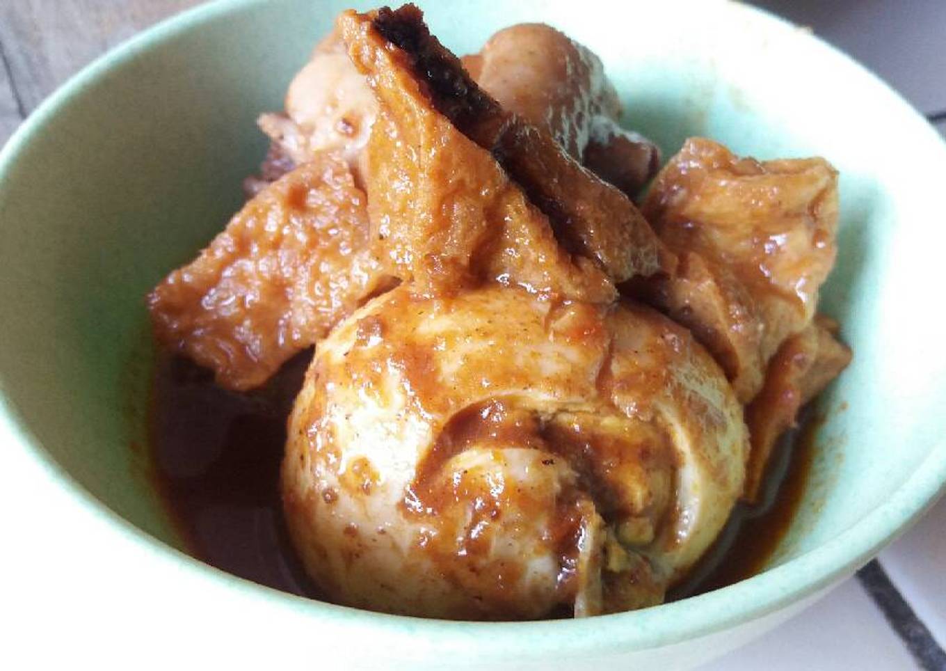 Bagaimana Menyiapkan Rendang Telur Tahu ayam instan 😀😀😀 Anti Gagal