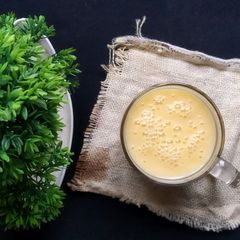 A picture of Mango shake🍺🥂.