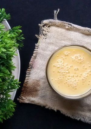 A picture of Mango shake🍺🥂.