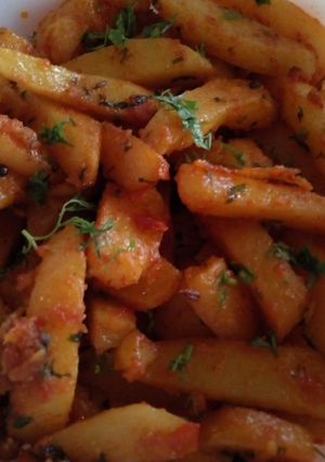 A picture of Pan fried Potatoes.