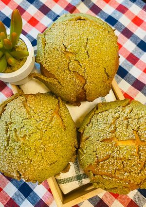 รูปของ Matcha melon pan
