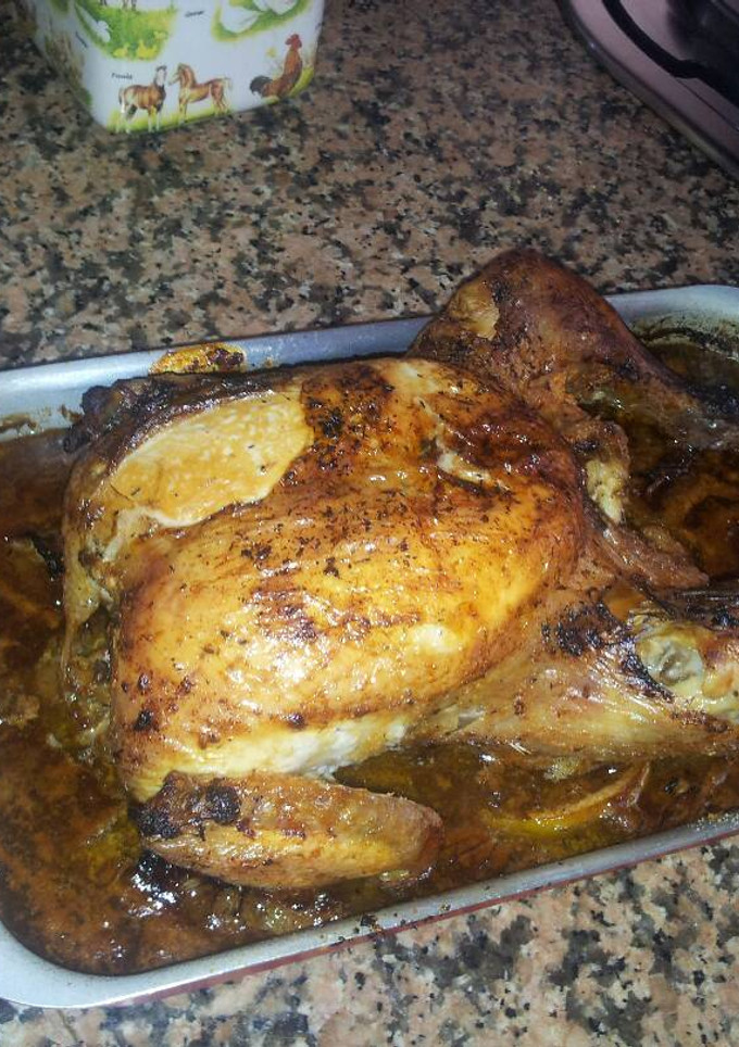 Una foto de Pollo asado