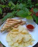 Cream cheese sandwich