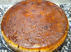 Una foto de Budín de Pan con Puré de Bananas