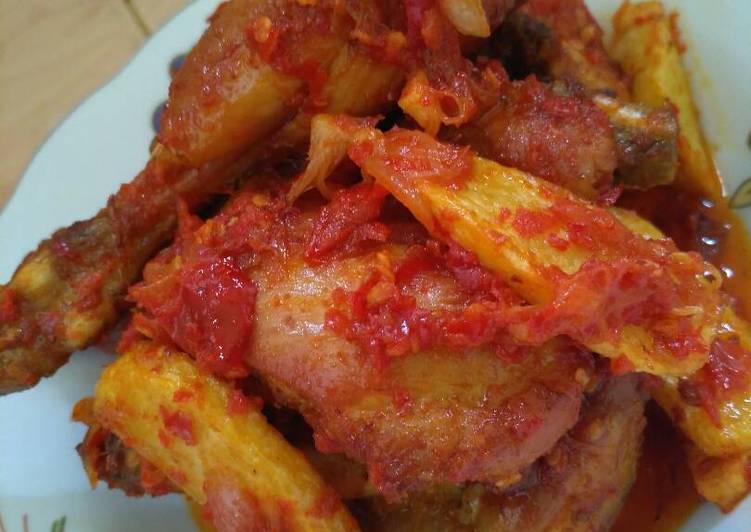 Bumbu Ayam Goreng Cabe Merah 👍 | Cara Buat Ayam Goreng Cabe Merah 👍 Yang Enak Dan Lezat