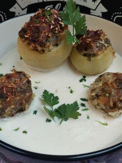 Töltött karalábé recept fotója