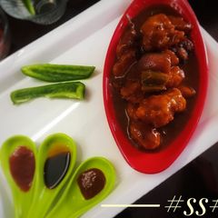 A picture of Chilli chicken with red chilli sauce # cookpad.