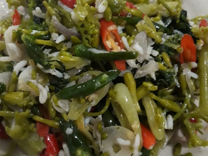 Resep Tumis Bunga Pepaya Teri Medan, Menggugah Selera