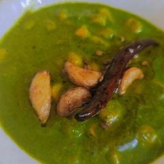 Lehsooni corn palak 🌽 A picture of Lehsooni corn palak 🌽.