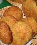 Hamburguesitas de pollo al curry