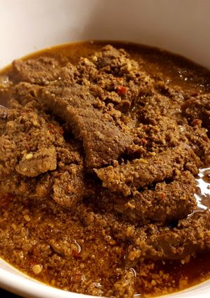Foto resep Bistik daging balut telur bumbu empuk