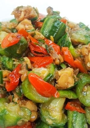Foto resep Tumis Oyong + Tempe