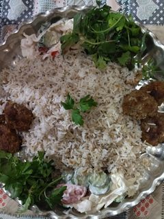 عکسی از دستور سماق پلو