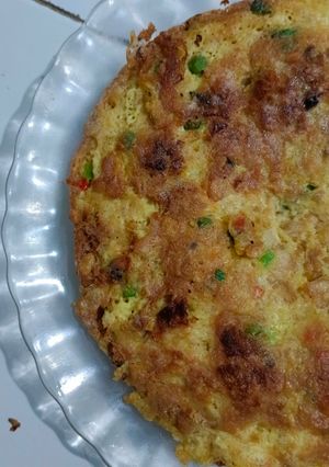 Foto resep Telor dadar tempe