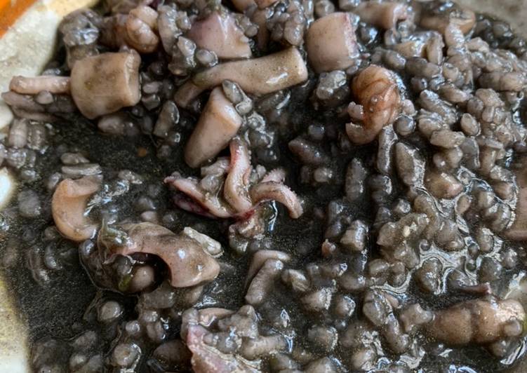 Arroz negro cremoso (Thermomix)