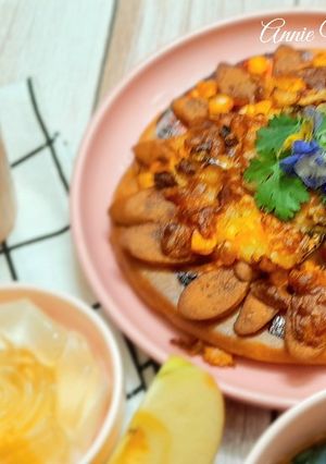 Hình của món Pizza táo.