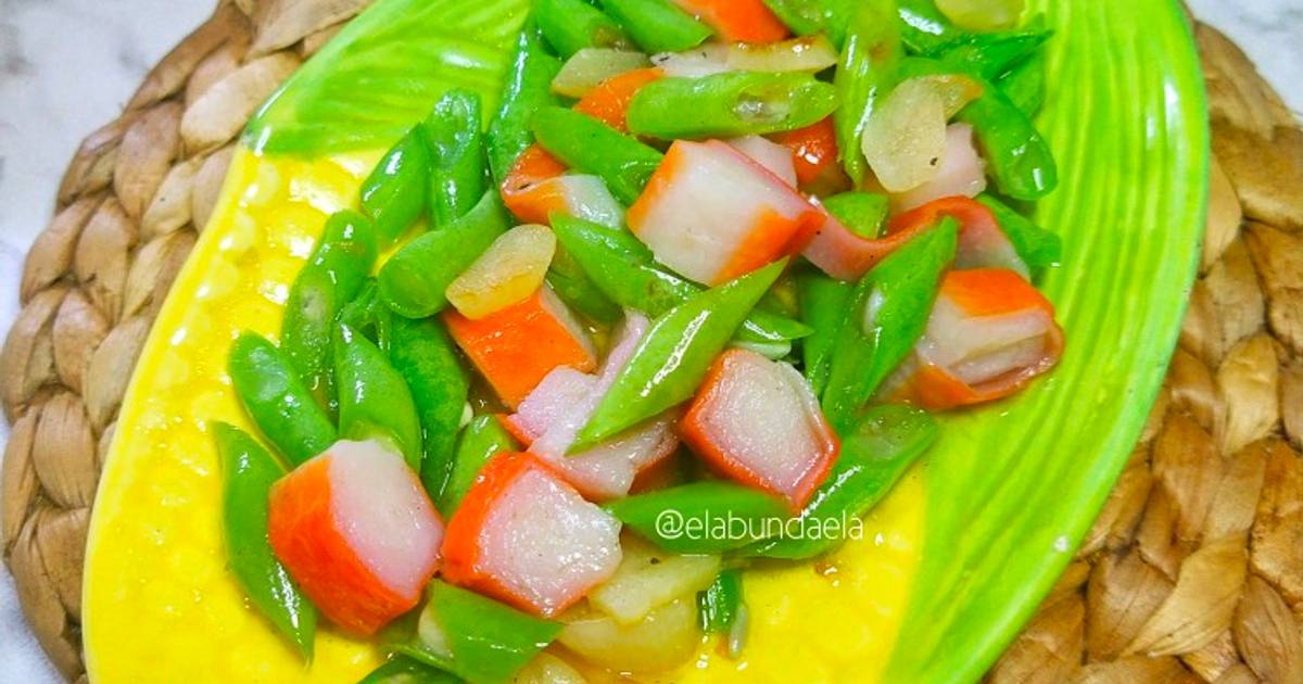 Resep Tumis Buncis Crab Stick Oleh Bunda Ela Cookpad