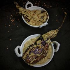 A picture of Sesame Brinjal.