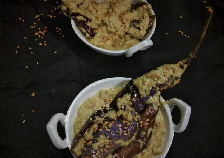 Recipe of Any-night-of-the-week Sesame Brinjal | This is Recipe So Easy You Must Try Now !!