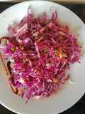 Ensalada de repollo morado