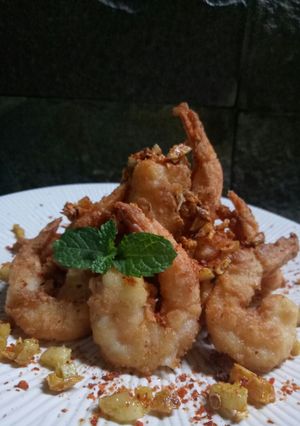 Foto resep Udang pedas gurih 🍤