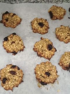 Una foto de Galletas de plátano y avena