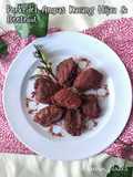 Perkedel Ampas Kacang Hijau dan Beetroot