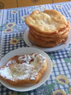 Burgonyás lángos recept fotója