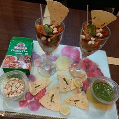 Chatkara aloo chaat A picture of Chatkara aloo chaat.