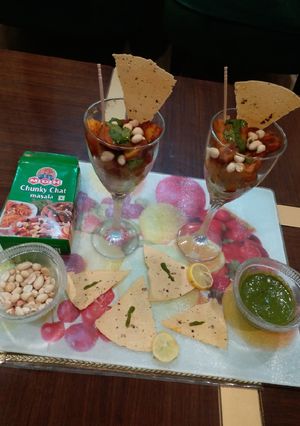 A picture of Chatkara aloo chaat.