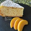 Bizcocho de melocotón en GME, F y G y tradicional
