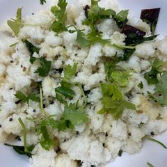 A picture of Left over idli upma.