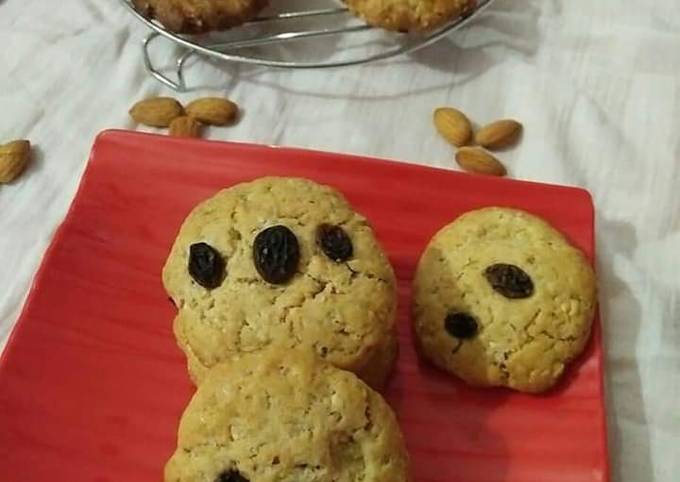 Step-by-Step Guide to Prepare Mario Batali Atta dry fruits cookies