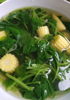 Foto resep Sayur bening bayam putren
